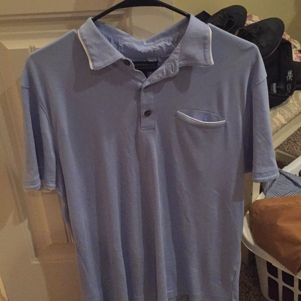 Blue banana republic polo